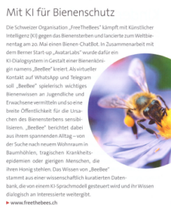 FreeTheBees im Fundraising Magazin 2024