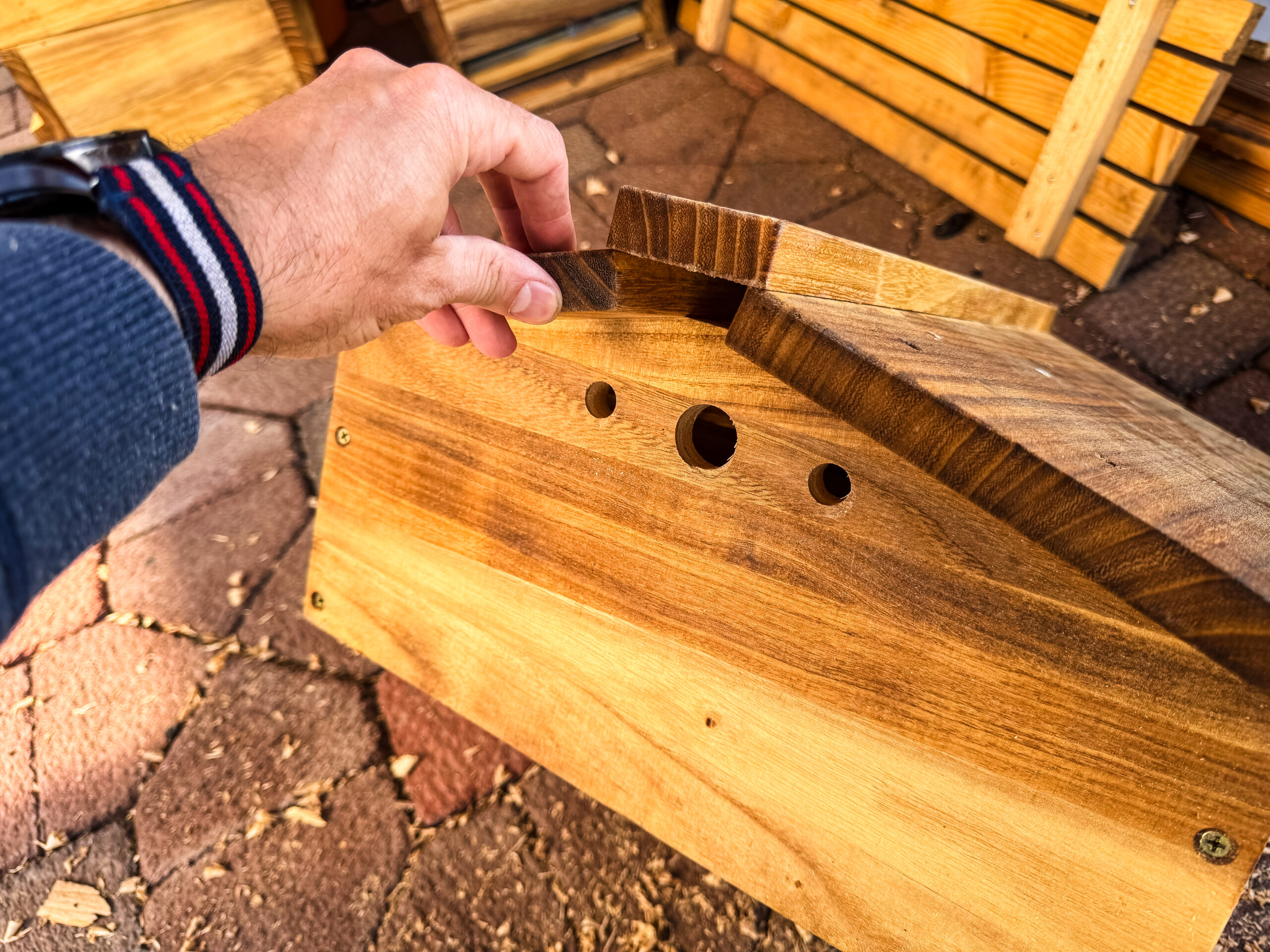 Image 4 - Toit Warré avec ouvertures de circulation