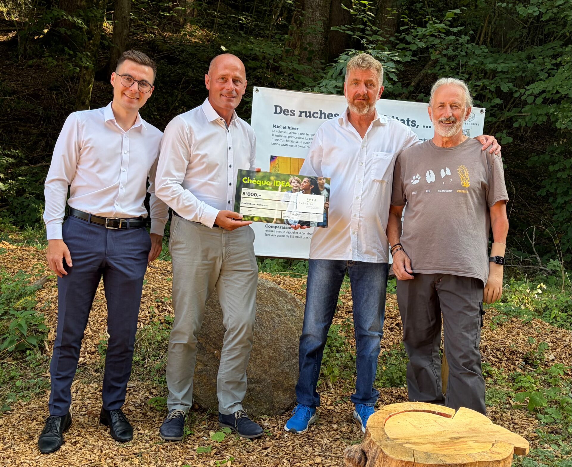 Helvetia Spende FreeTheBees aout 2026